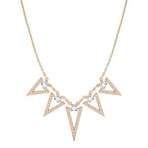 SWAROVSKI “Funk” rose gold plates necklace in excellent condition